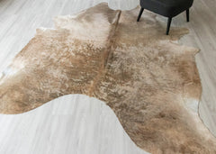 (Rare) Gris Tan Cowhide Rug (Size: 250 x 230 CM) CHR2400
