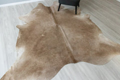 (Rare) Gris Tan Cowhide Rug (Size: 260 x 210 CM) CHR2402
