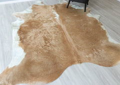 (Rare) Palomino Cowhide Rug (Size: 270 X 230 CM) CHR2405