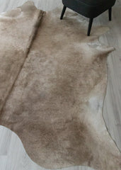 (Rare) Gris Tan Cowhide Rug (Size: 240 x 220 CM) CHR2409