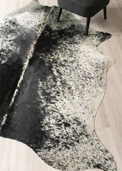 Salt Pepper Black & White Cowhide Rug (Size: 250 X 200 CM) CHR2421