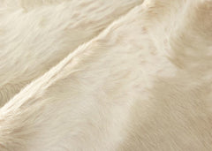Champagne Cowhide Rug (Size: 200 X 190 CM)