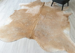 (Rare) Palomino Cowhide Rug (Size: 260 X 240 CM) CHR2384