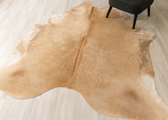 (Rare) Palomino Cowhide Rug (Size: 230 X 210 CM) CHR2367