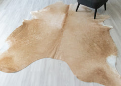 (Rare) Palomino Cowhide Rug (Size: 240 X 210 CM) CHR2376