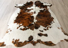 Exotic Tricolor Cowhide Rug (Size: 200 X 170 CM)