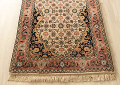 Authentic Wool Hand-Knotted Mahi Hallway Runner Rug - 80 x 300 cm