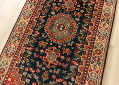 Authentic Wool Hand-Knotted Hallway Runner Rug – 76 x 240 cm