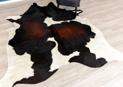 Reddish Cowhide Rug (Size: 240 x 210 CM)