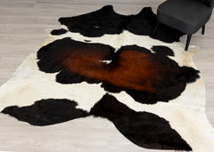 Reddish Cowhide Rug (Size: 240 x 230 CM)
