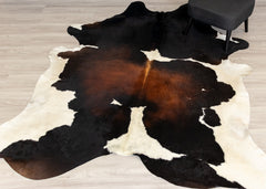 Reddish Cowhide Rug (Size: 260 x 230 CM)