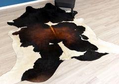 Reddish Cowhide Rug (Size: 260 x 230 CM)