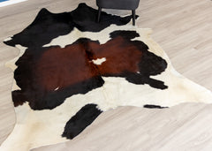 Reddish Cowhide Rug (Size: 220 x 200 CM)