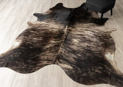 (Rare) Grey Brindle Cowhide Rug (Size: 270 x 220 CM)
