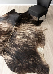 (Rare) Grey Brindle Cowhide Rug (Size: 270 x 220 CM)