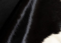 Black And White Cowhide Rug (Size: 250 x 220 CM)