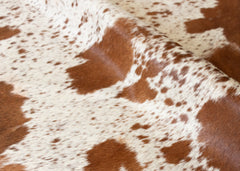 Salt Pepper Tri-Color Cowhide Rug (Size: 230 x 190 CM)