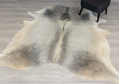 Grey Cowhide Rug (Size: 240 x 210 CM)