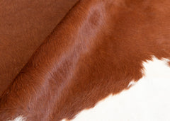 Hereford Brown And White Cowhide Rug (Size: 230 x 200 CM)