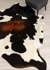 Reddish Cowhide Rug (Size: 220 x 200 CM)