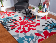 Floral Modern Wool Rug