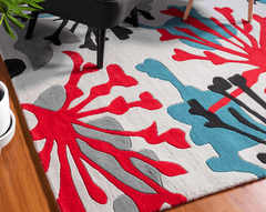 Floral Modern Wool Rug