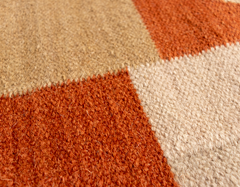 Modern Kilim Flatweave Wool Rug