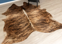 Medium Brindle Cowhide Rug (Size: 240 X 220 CM)