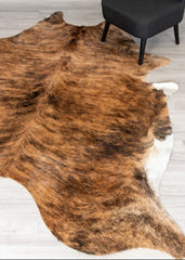 Medium Brindle Cowhide Rug (Size: 230 X 210 CM)