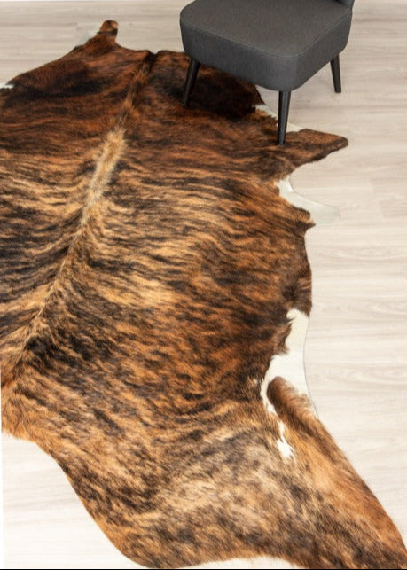 Dark Brindle Cowhide Rug (Size 250 X 210 CM) Rug House NZ