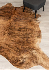 Medium Brindle Cowhide Rug (Size: 230 X 210 CM)