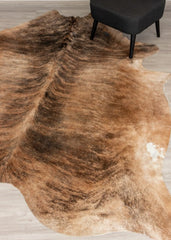 Medium Brindle Cowhide Rug (Size: 240 X 210 CM)