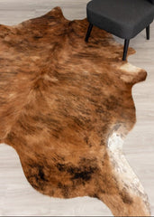 Medium Brindle Cowhide Rug (Size: 230 X 210 CM)