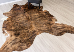 Medium Brindle Cowhide Rug (Size: 230 X 210 CM)