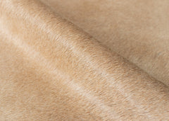 Beige Cowhide Rug (Size: 240 X 210 CM)
