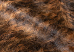 Dark Brindle Cowhide Rug (Size: 240 X 190 CM)