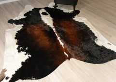 Reddish Cowhide Rug (Size: 230 X 210 CM) CHR1911