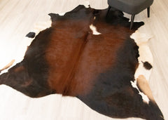 Reddish Cowhide Rug (Size: 220 X 190 CM) CHR2194