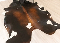 Reddish Cowhide Rug (Size: 260 X 180 CM) CHR2201