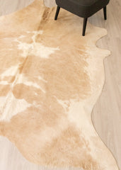 Beige And White Cowhide Rug (Size: 250 X 200 CM) CHR2225