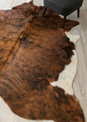Dark Brindle Cowhide Rug (Size: 250 X 210 CM) CHR2529