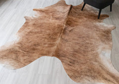 Light Brindle Cowhide Rug (Size: 260 X 230 CM) CHR2539