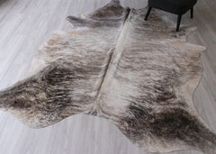 (Rare) Grey Brindle Cowhide Rug (Size: 270 X 210 CM) CHR2543