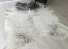 (Rare) Grey Brindle Cowhide Rug (Size: 260 X 220 CM) CHR2547