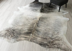 (Rare) Grey Brindle Cowhide Rug (Size: 260 X 210 CM) CHR2549