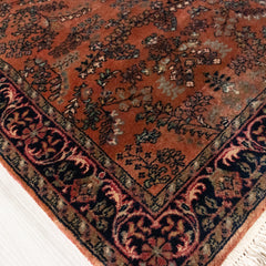 Oriental Agra Hand-Knotted Wool Hallway Indian Runner Rug - 75 x 270 CM