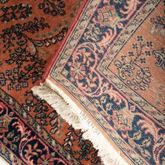 Oriental Agra Hand-Knotted Wool Hallway Indian Runner Rug - 75 x 270 CM