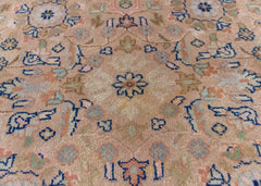 Authentic Wool Hand-Knotted Floral Hallway Runner Rug - 90 x 160 CM