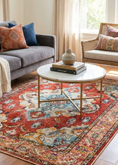 Multi-Colour Vintage Area Rug