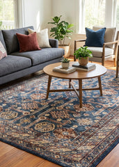 Multi-Colour Vintage Area Rug